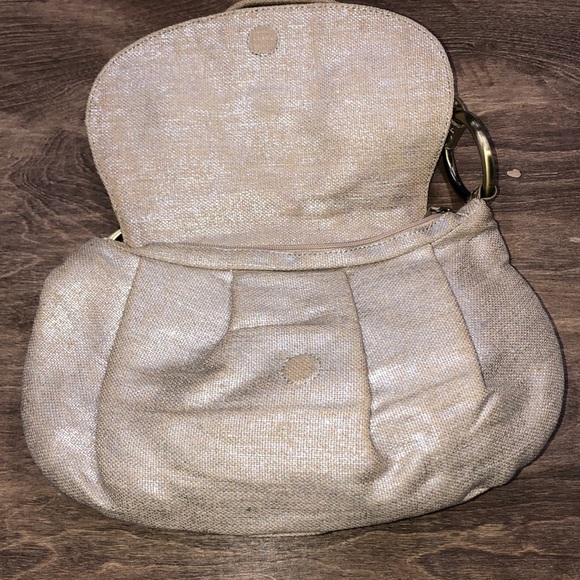 Franco Sarto gold metal studded boho purse - Picture 8 of 11